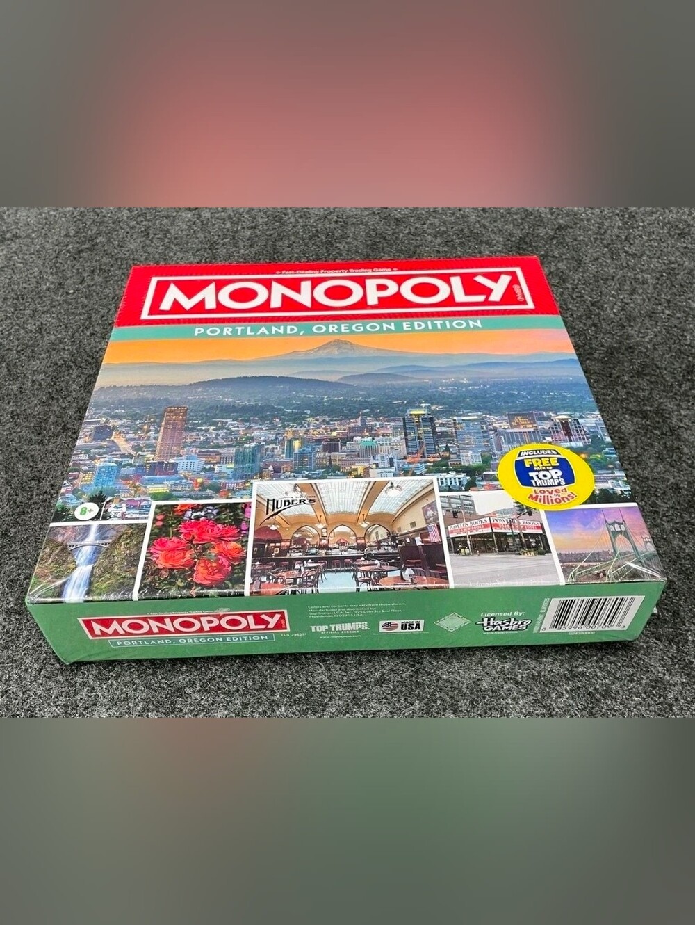 HASBRO GAMES  Monopoly Portland Oregon Edition Board Game New Sealed
